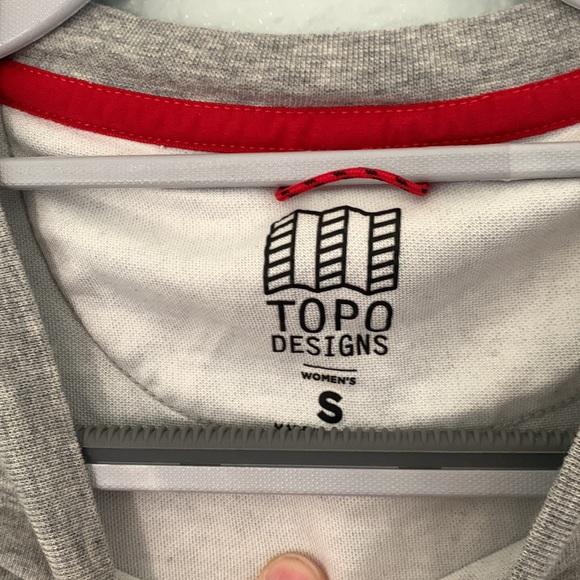 Topo Designs Grey Thermal Tech Knit Long Sleeve Tee - Picture 5 of 6